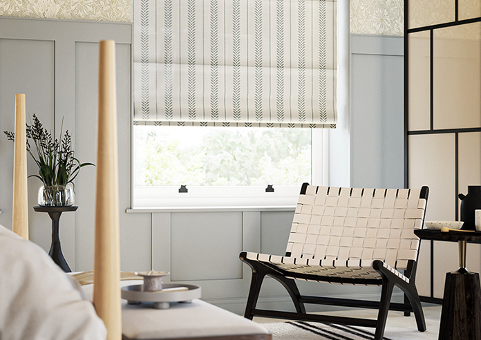Laurel Stripe, Heritage - Twist&Fit Roman Blind - Image 5